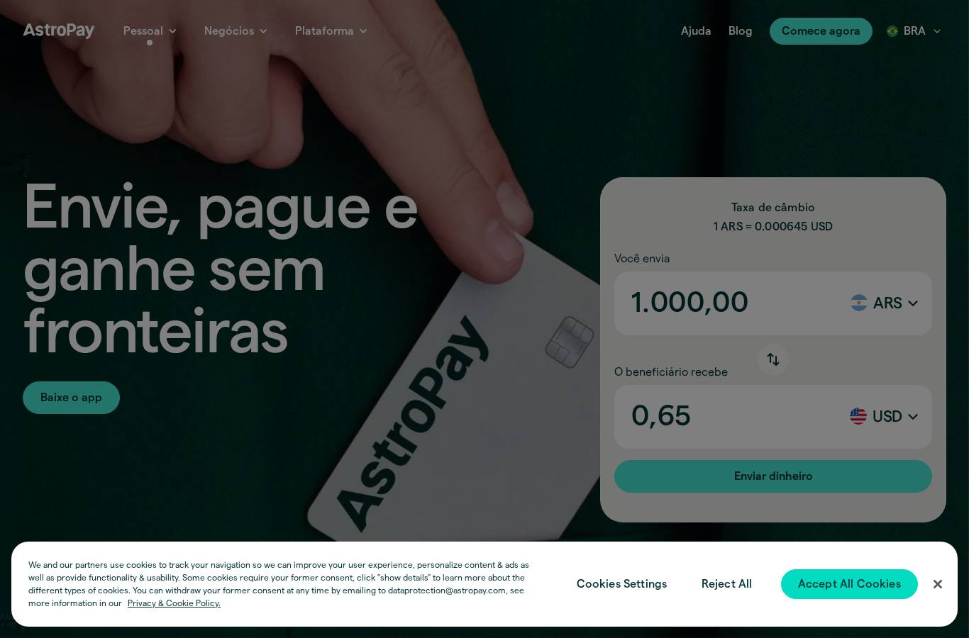 Site de AstroPay