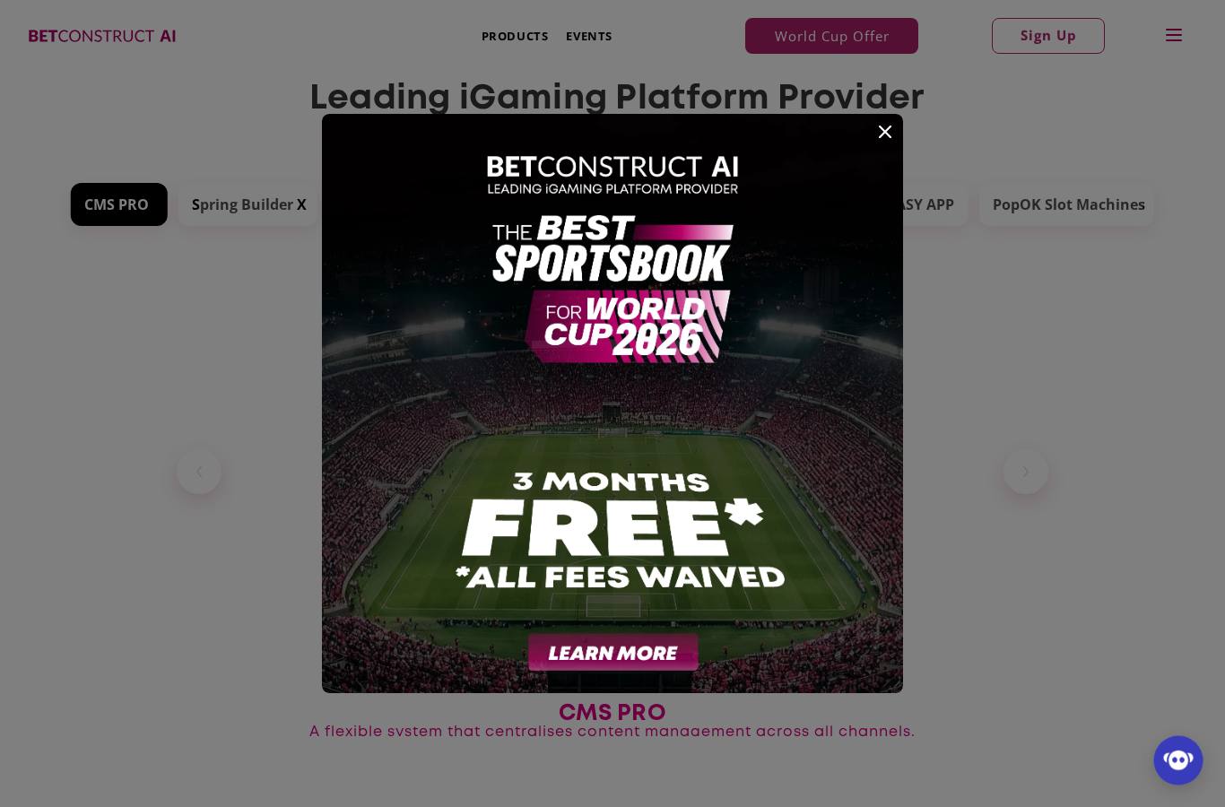Site de BetConstruct