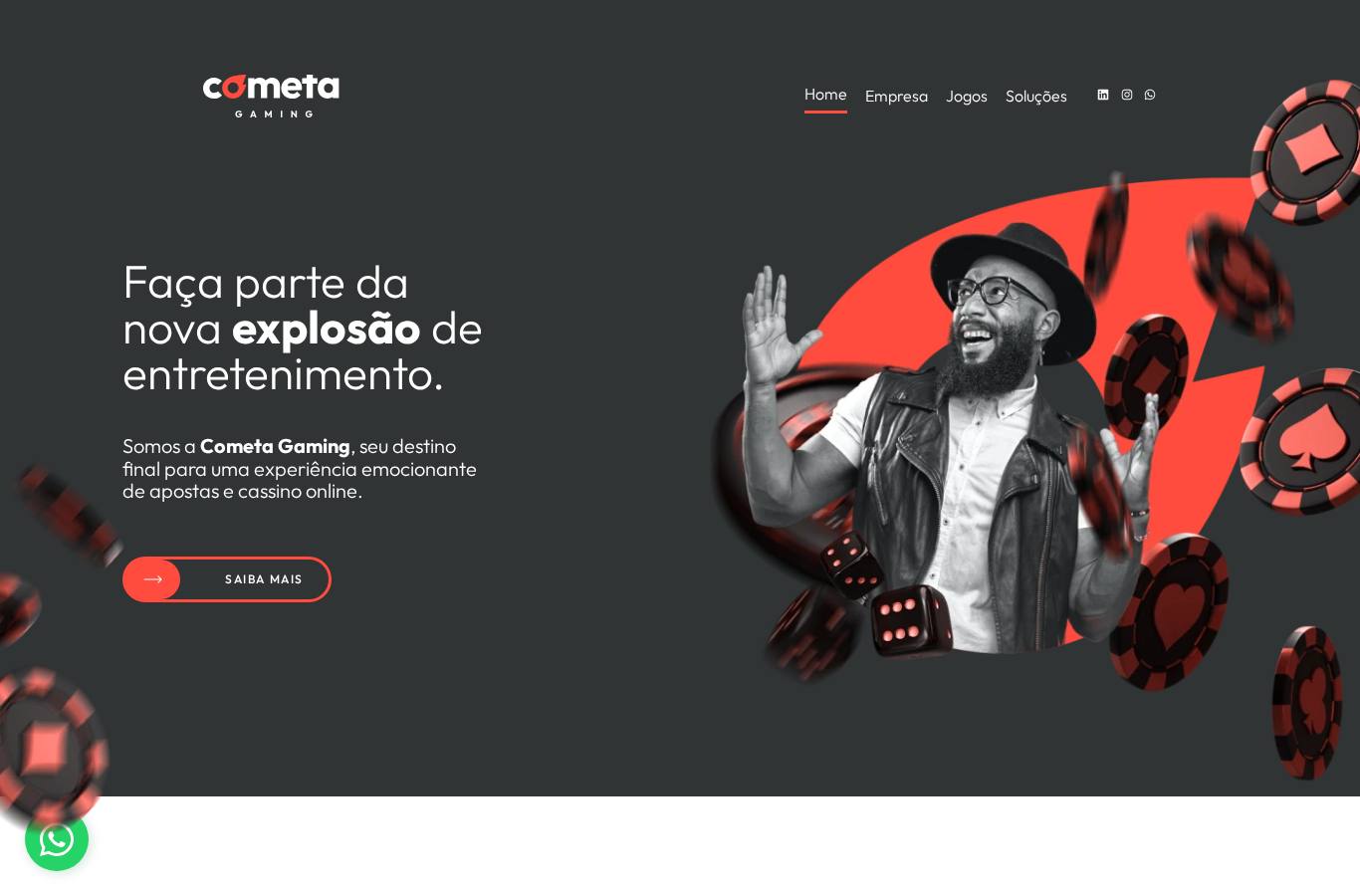 Site de Cometa Gaming