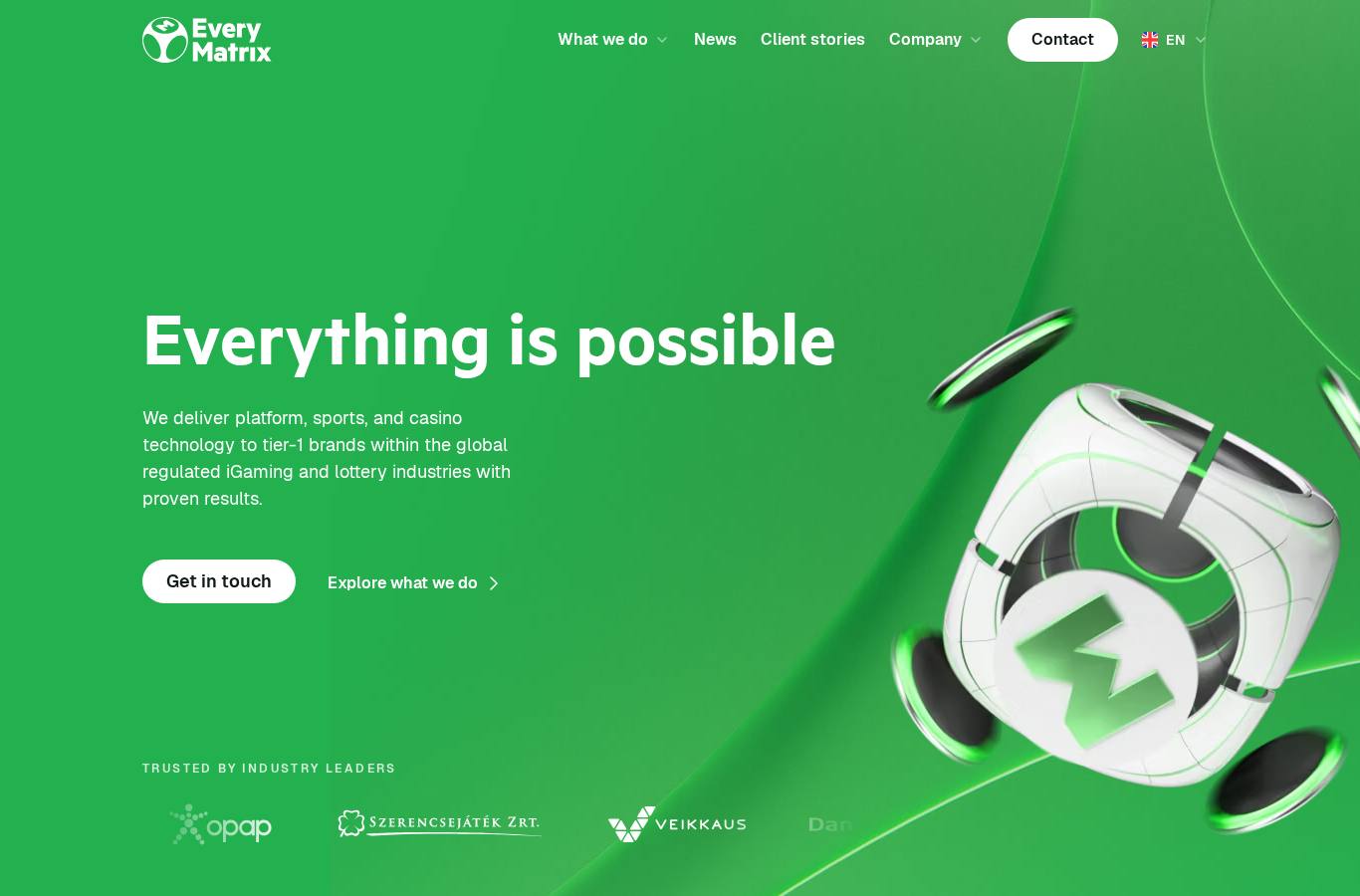 Site de EveryMatrix
