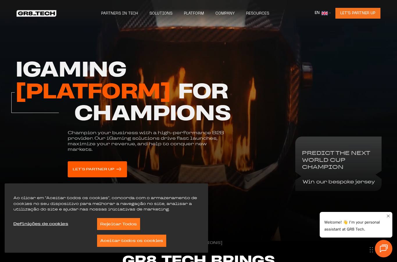 Site de GR8 Tech