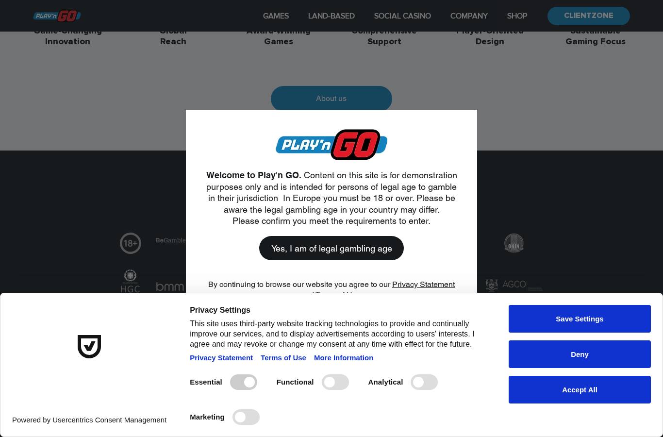 Site de Play’n GO