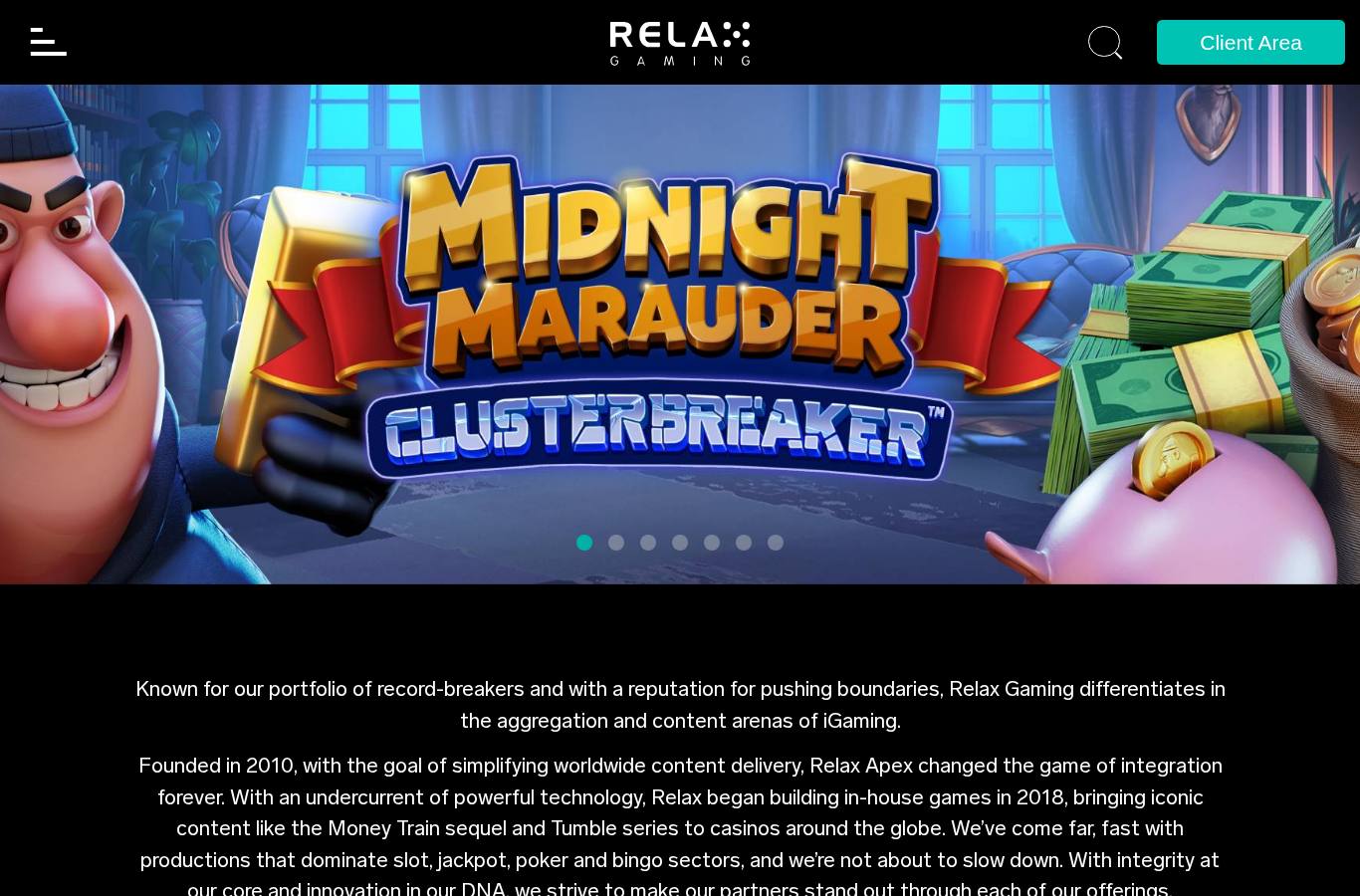 Site de Relax Gaming