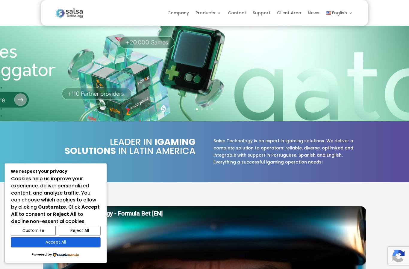 Site de Salsa Technology