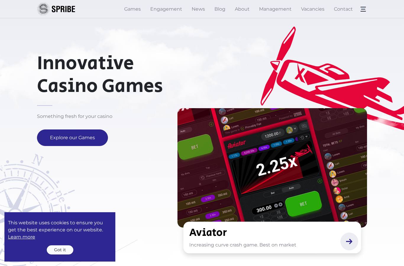 Site de Spribe