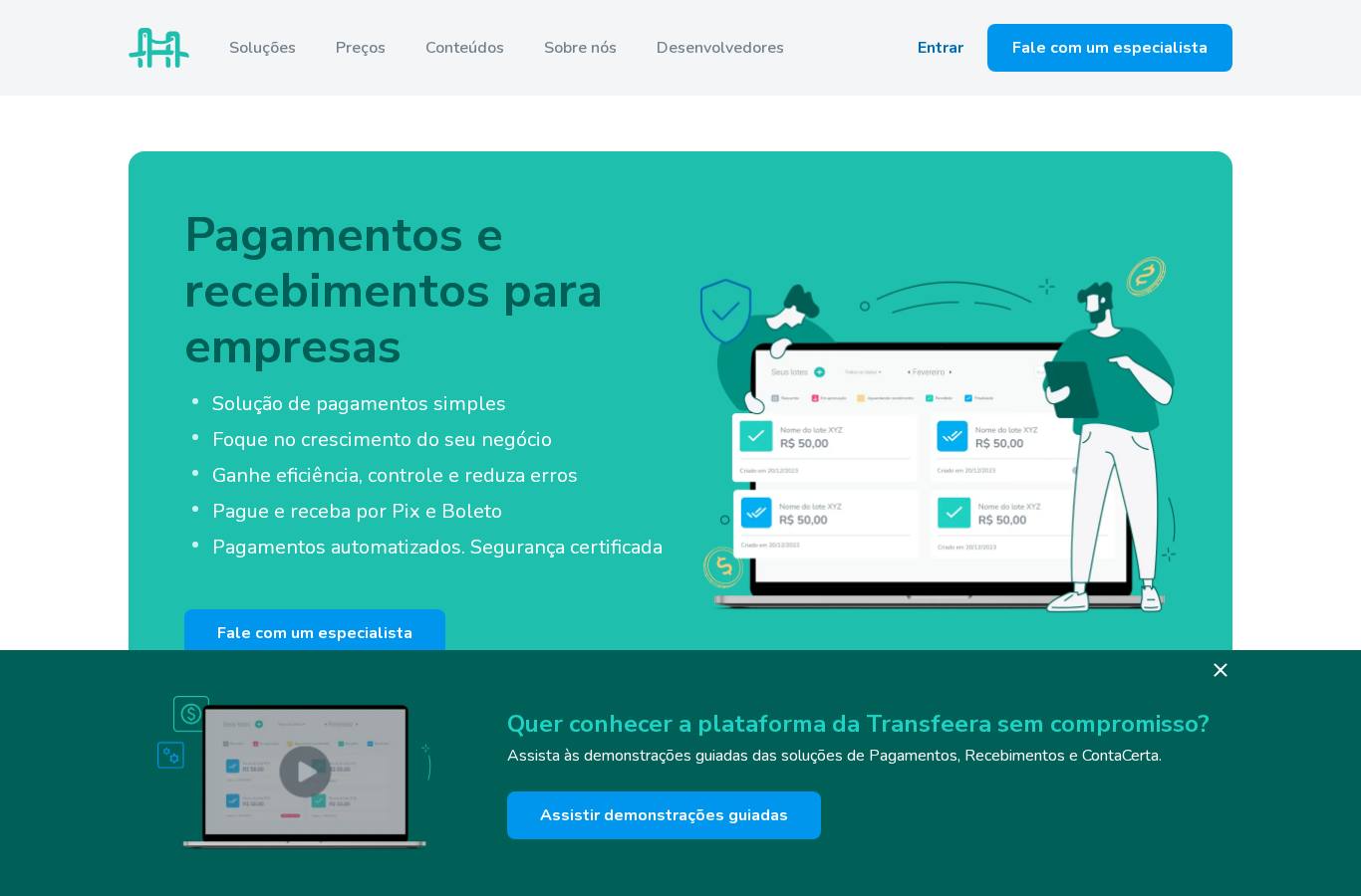 Site de Transfeera