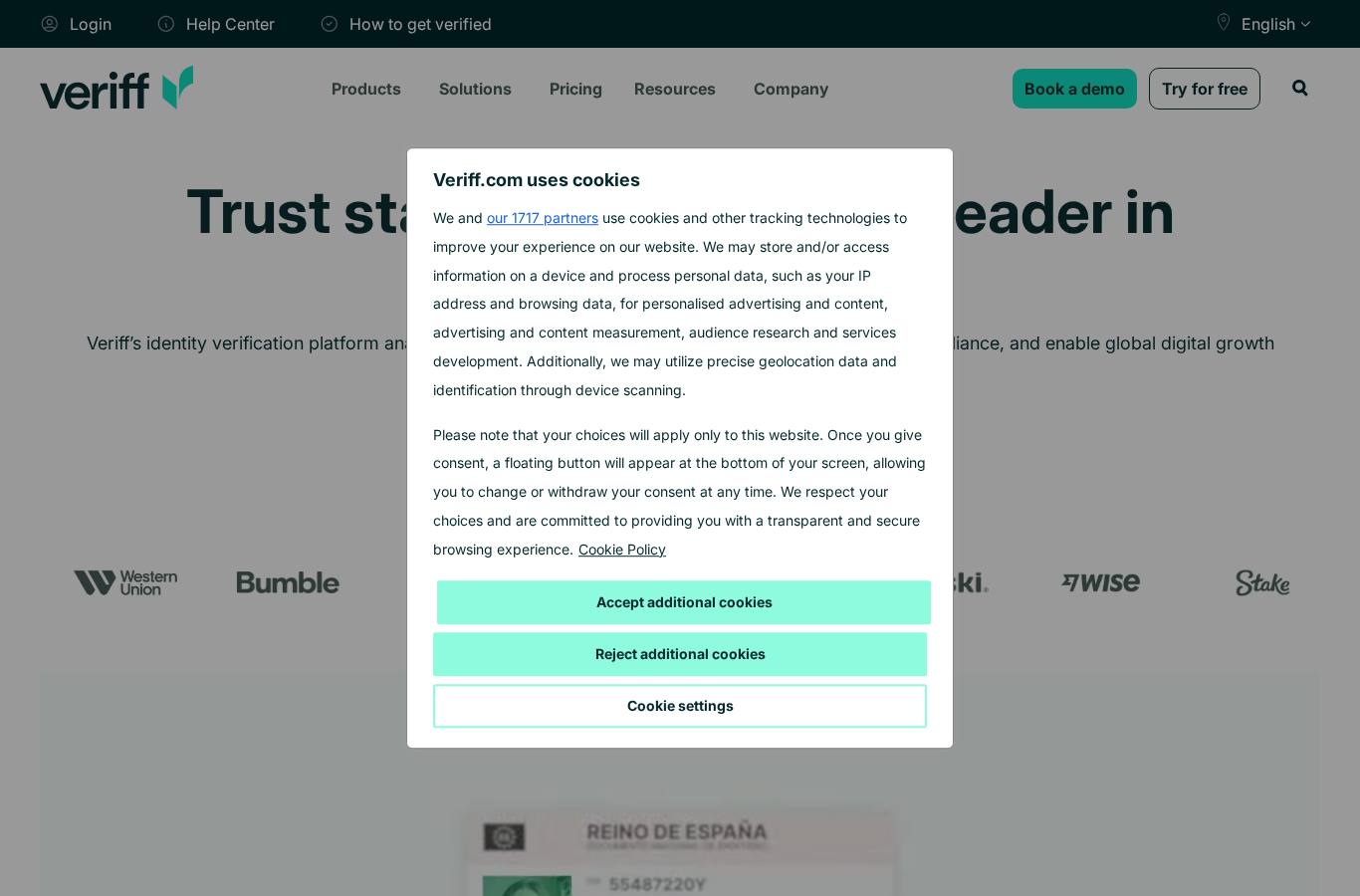 Site de Veriff