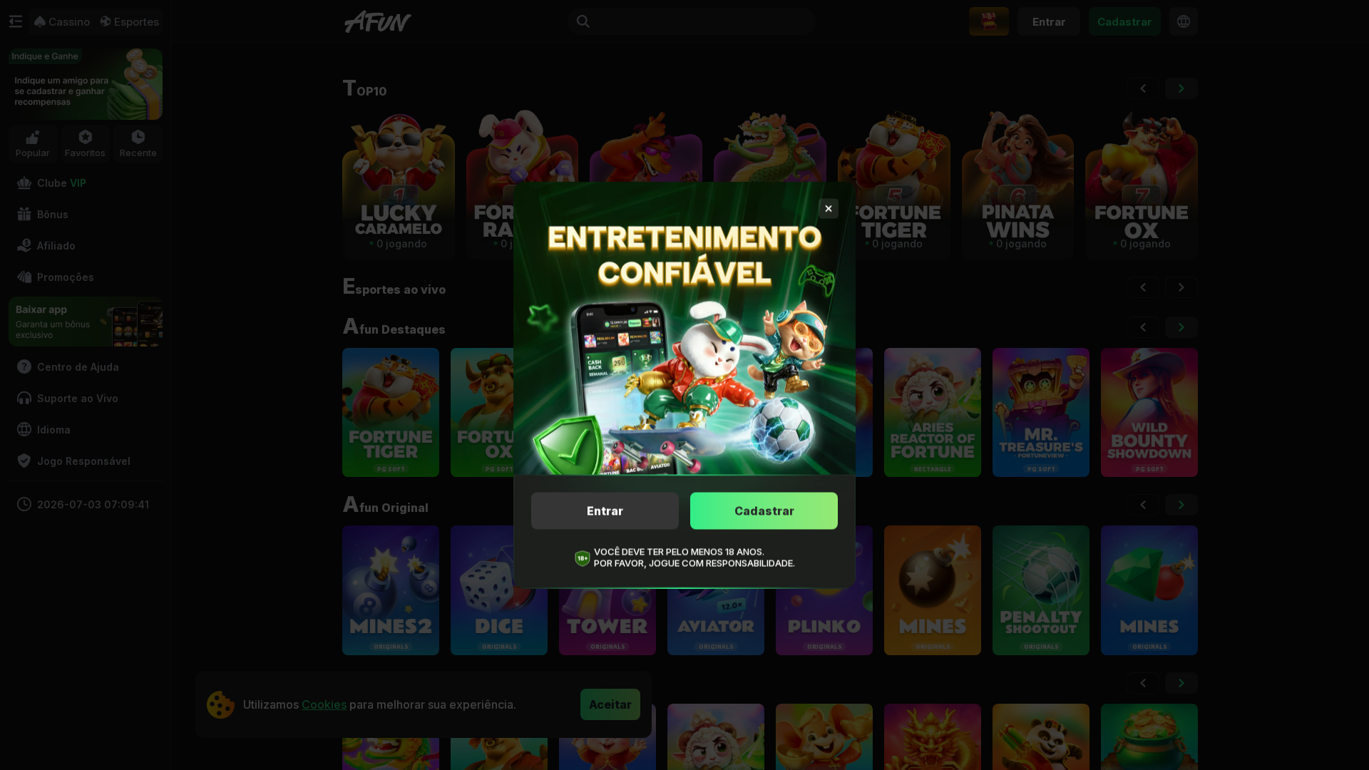 Página inicial