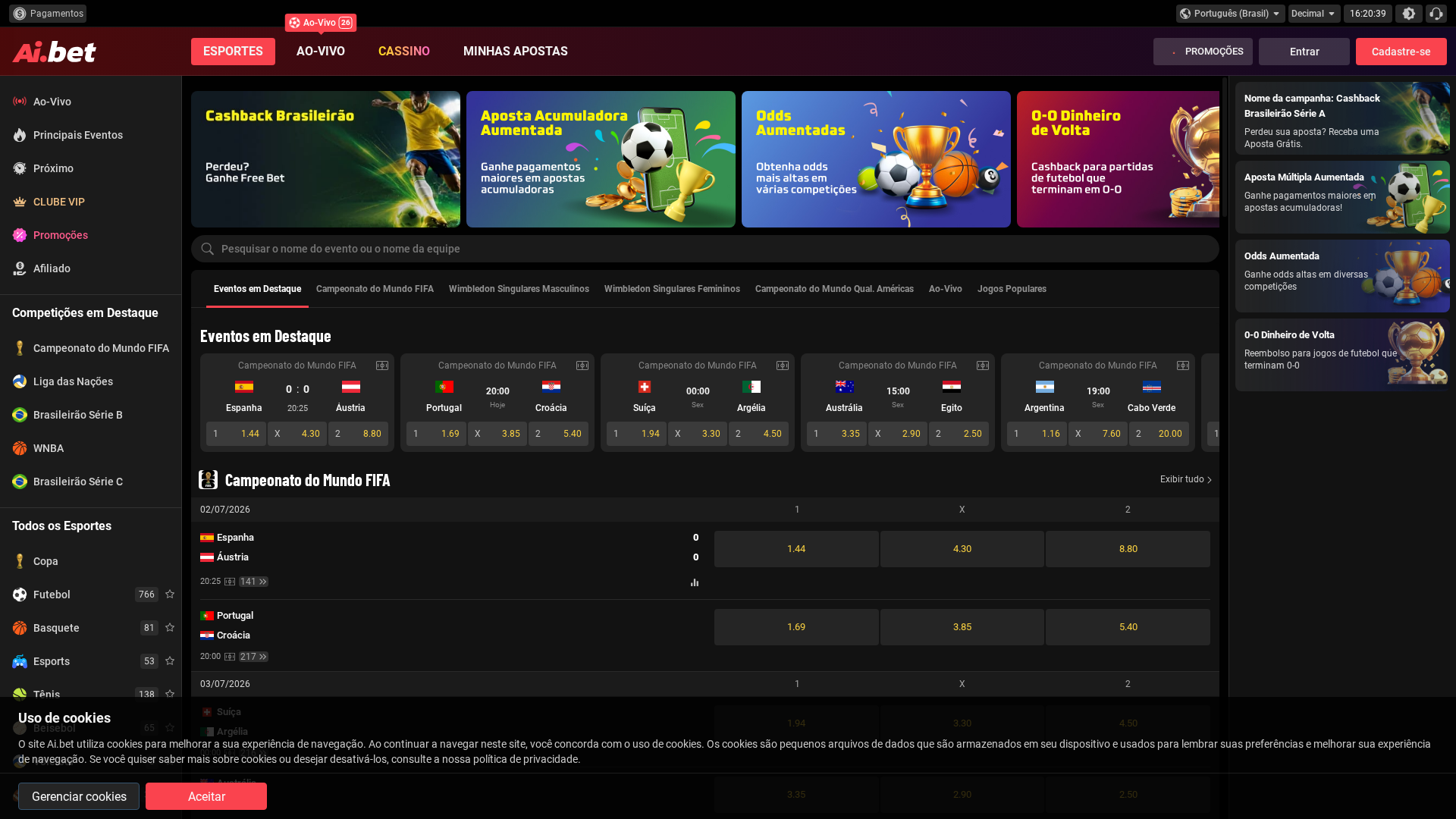 Apostas esportivas