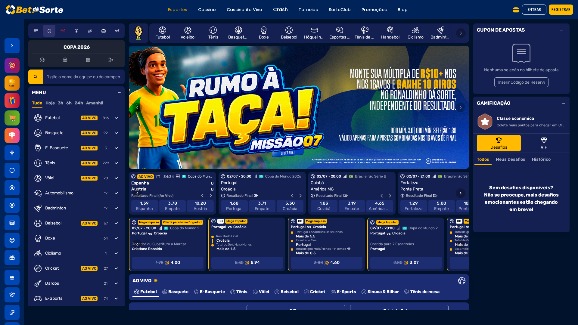 Apostas esportivas