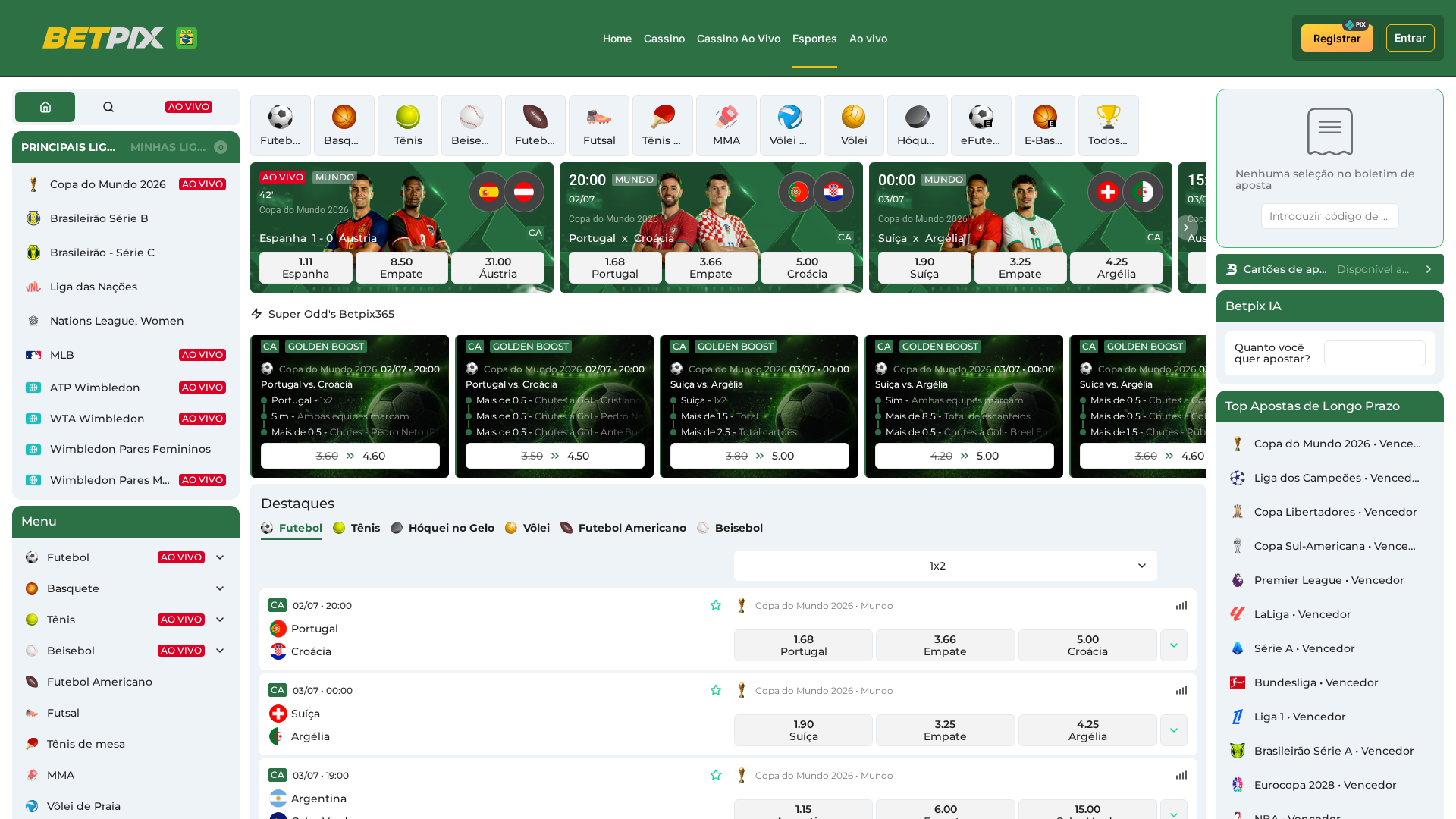 Apostas esportivas