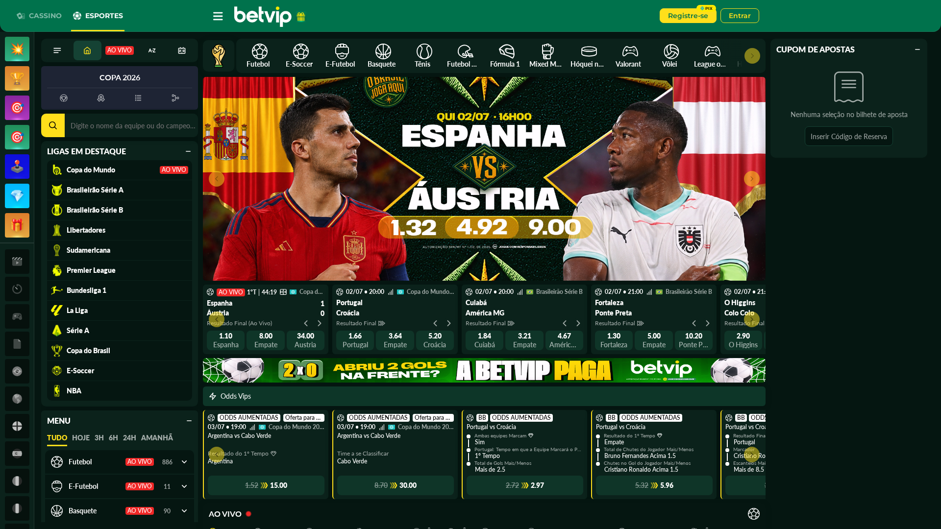 Apostas esportivas