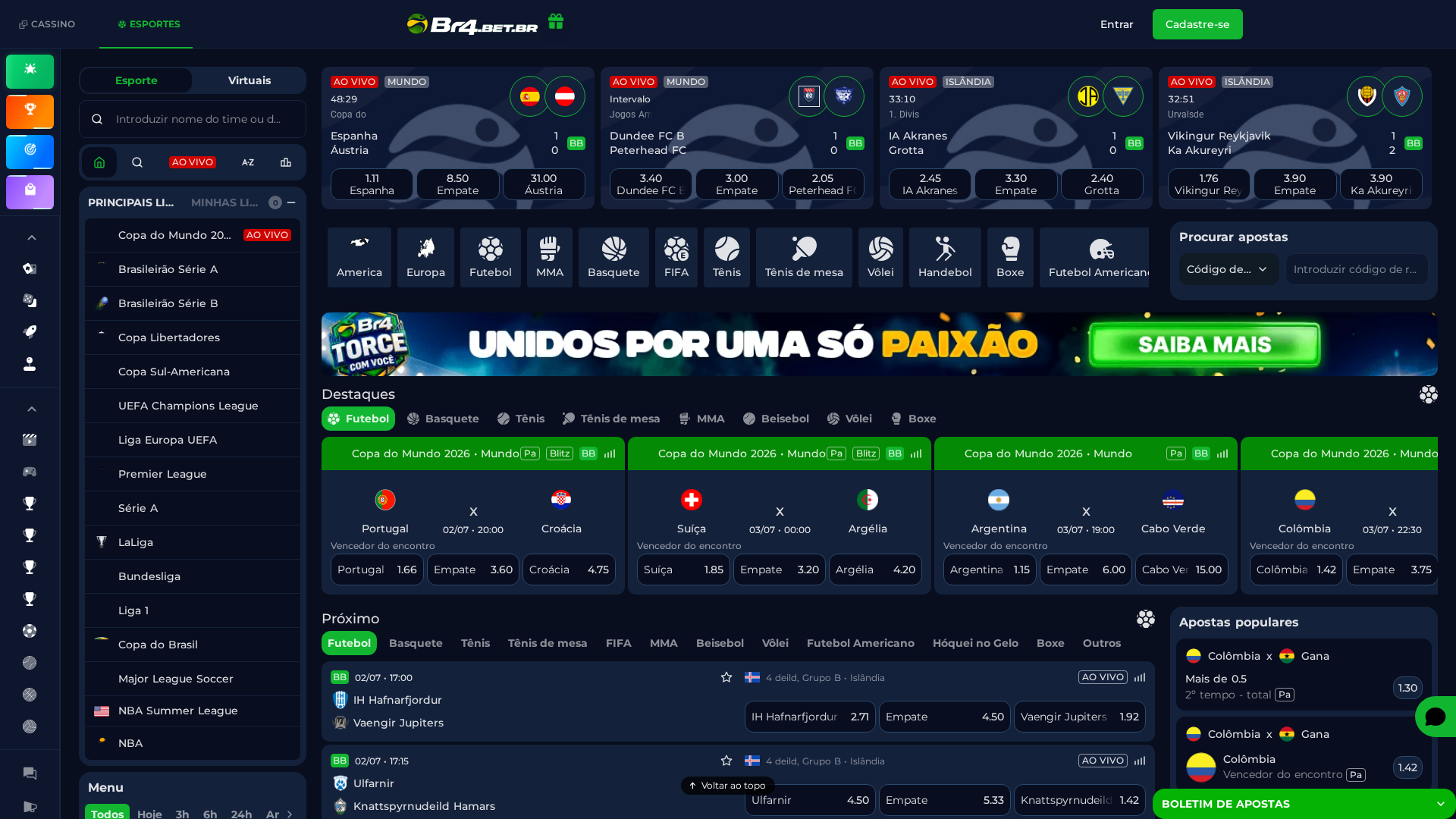 Apostas esportivas