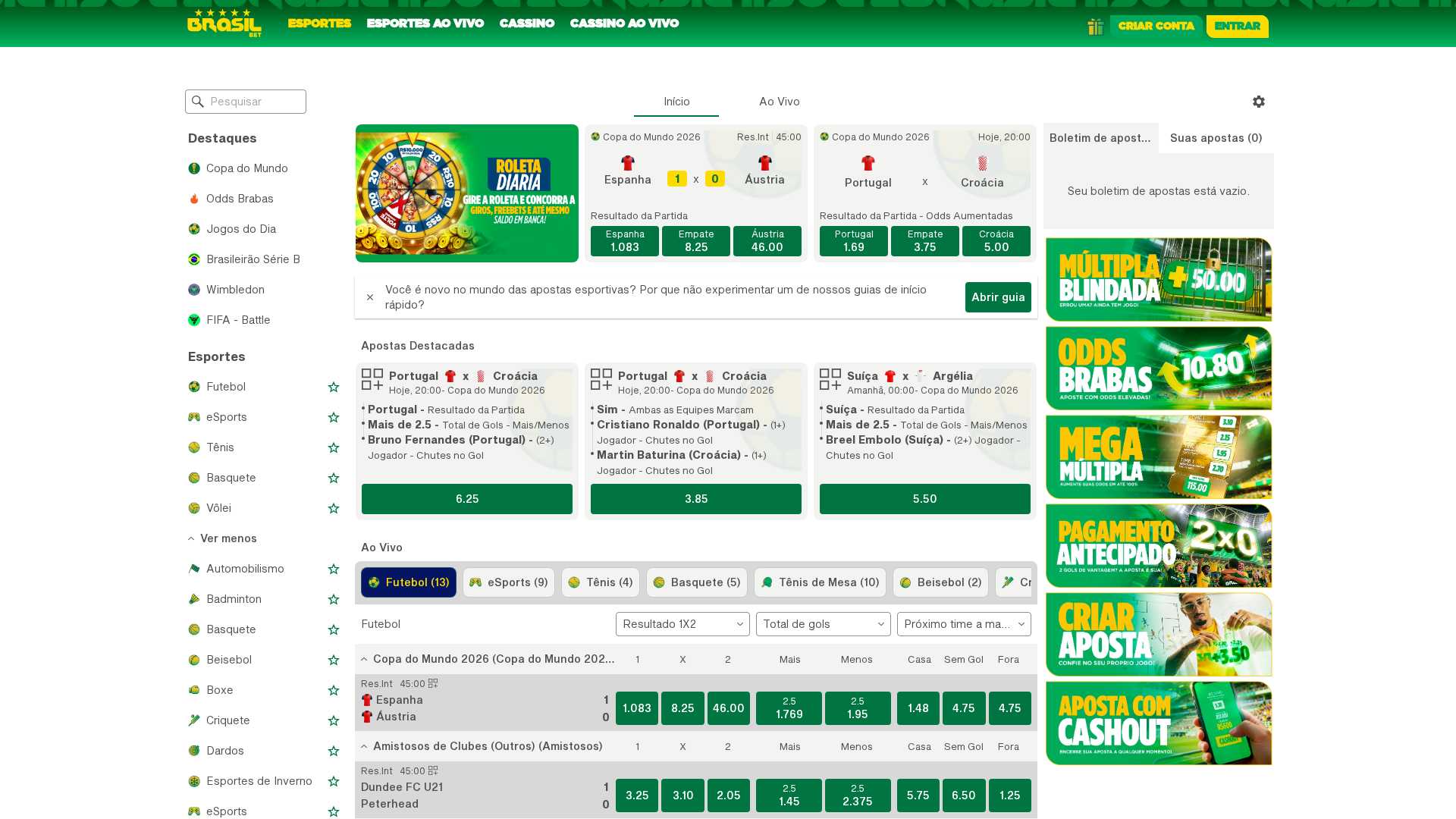Apostas esportivas