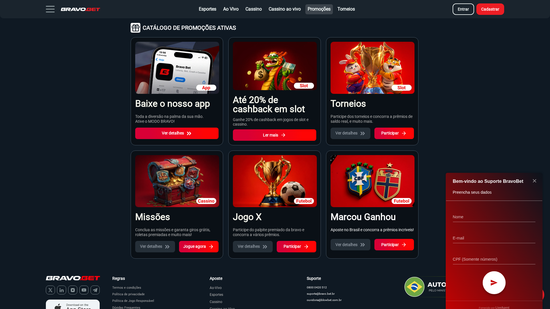 Promoções