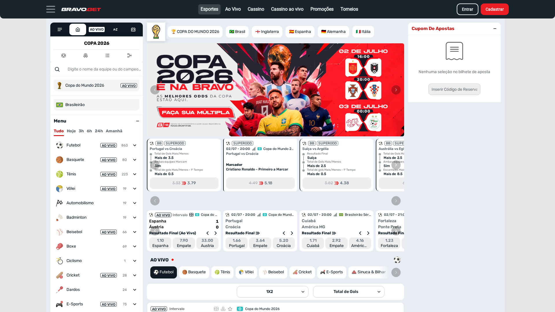 Apostas esportivas