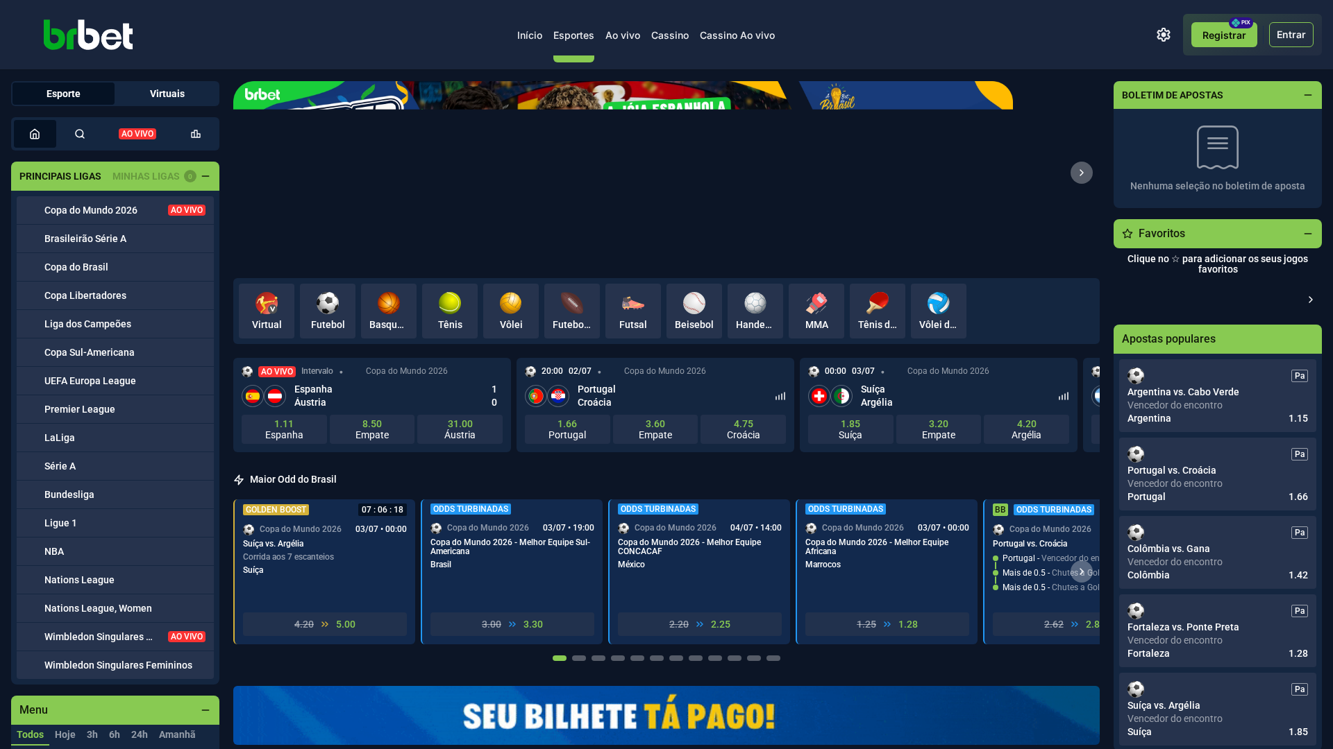 Apostas esportivas