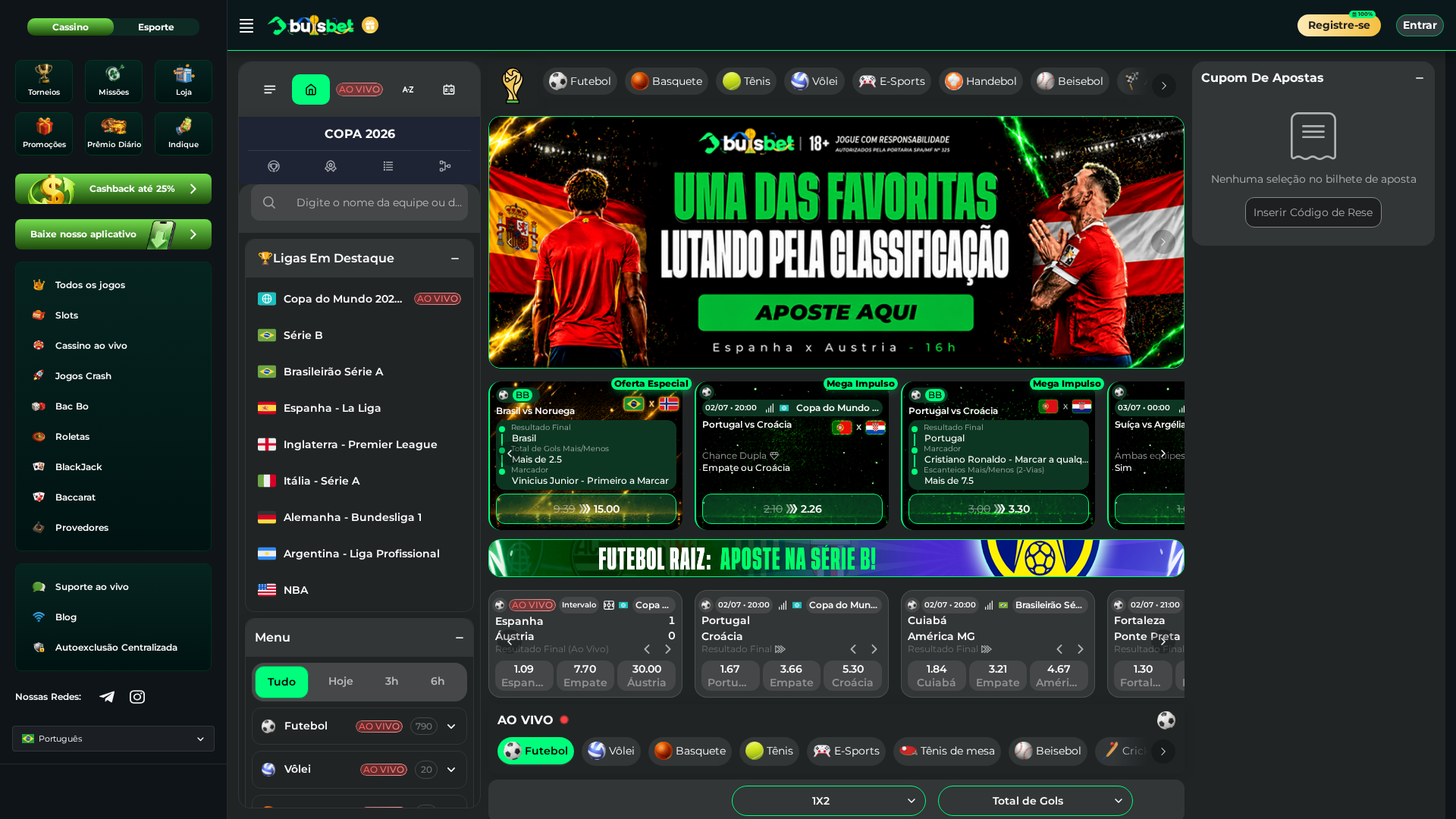 Apostas esportivas
