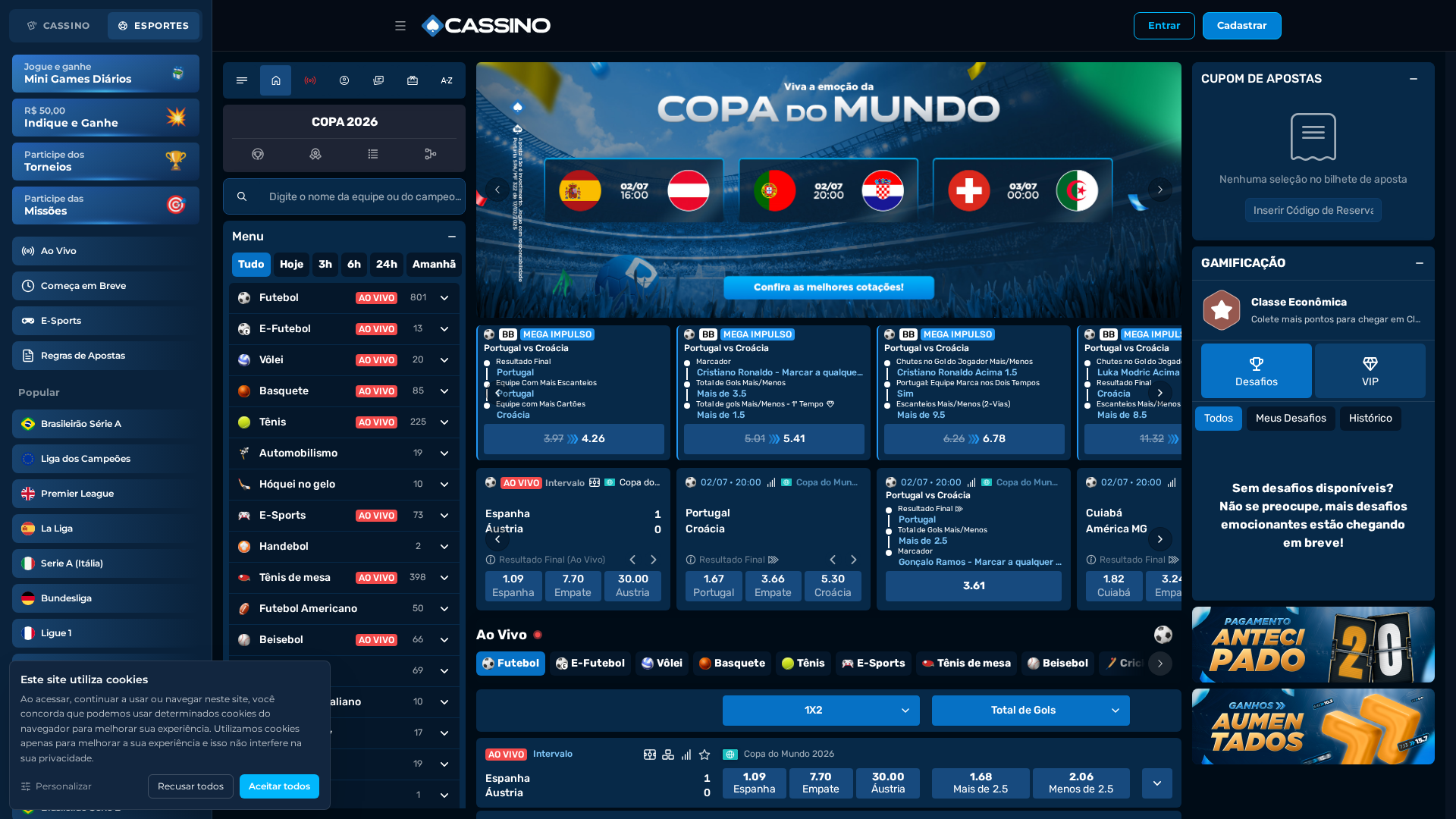 Apostas esportivas