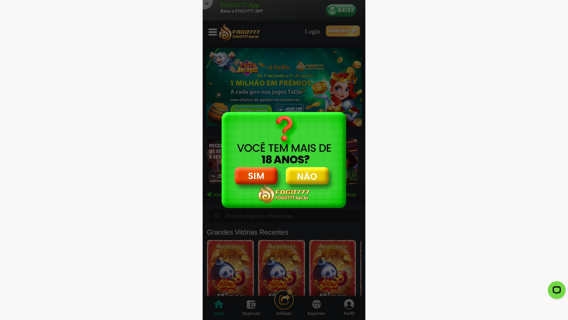 Página inicial