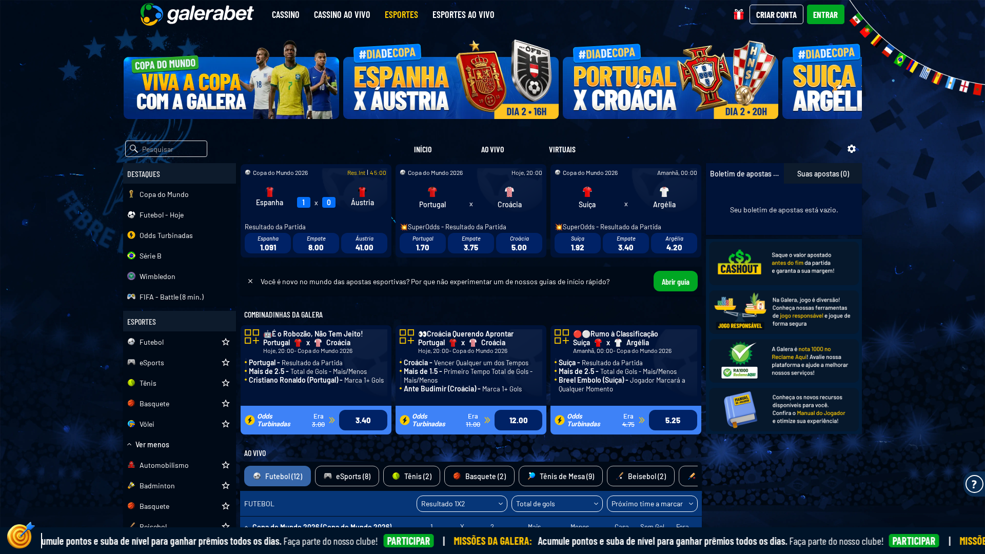 Apostas esportivas