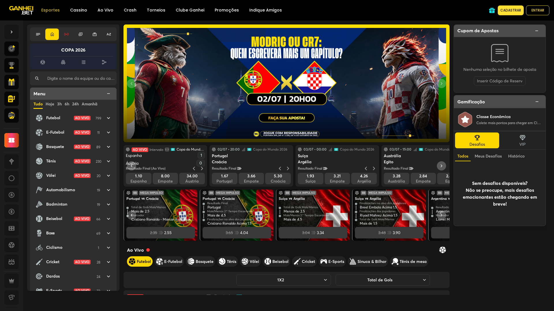 Apostas esportivas