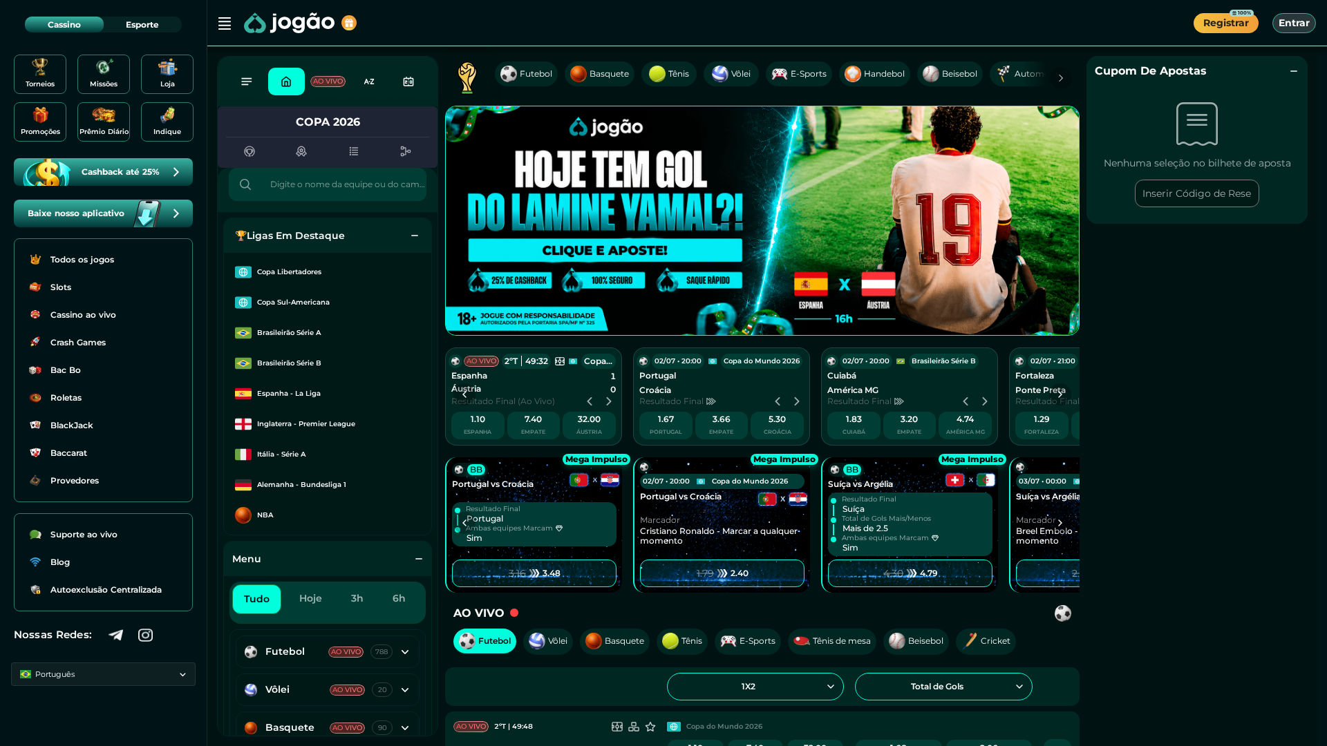 Apostas esportivas