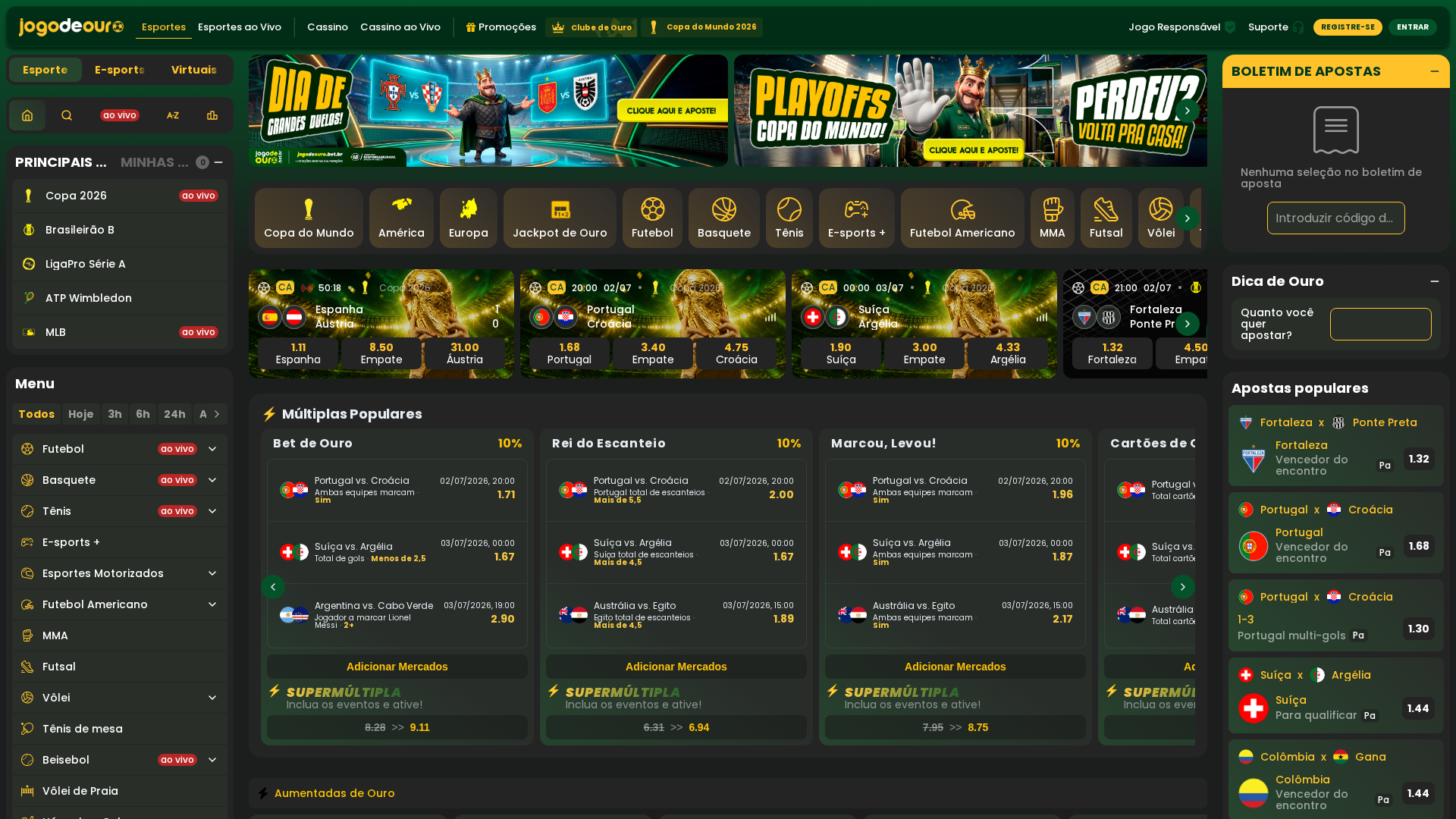 Apostas esportivas