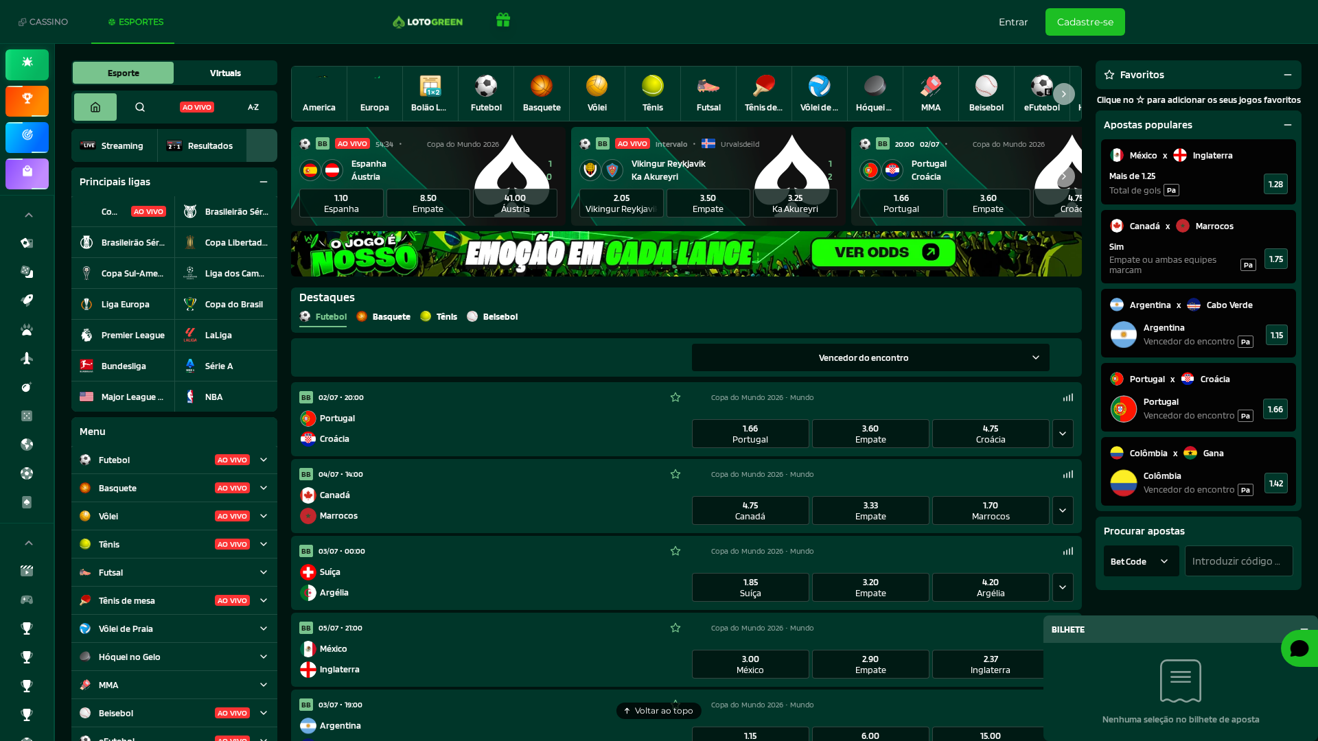 Apostas esportivas