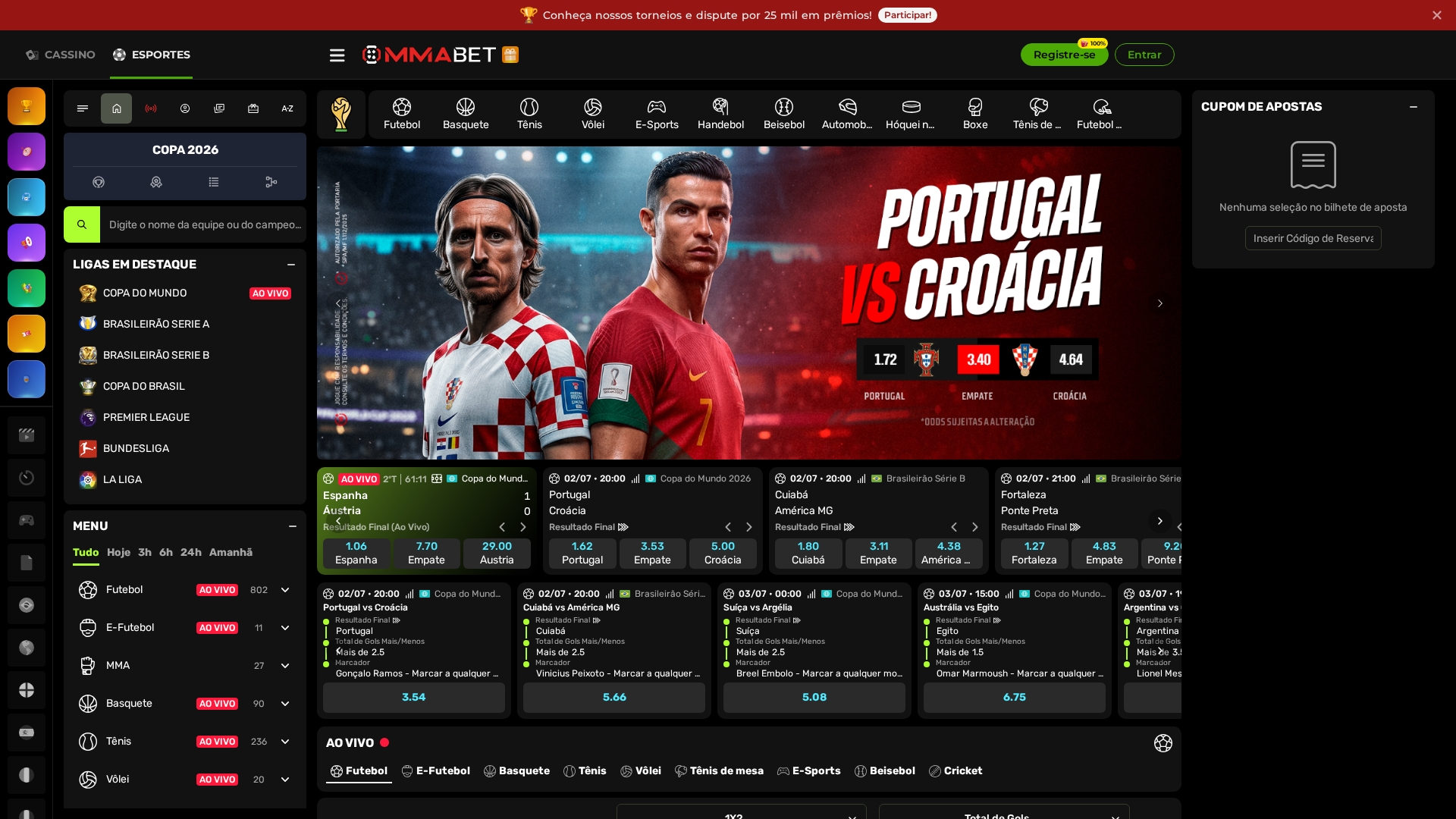 Apostas esportivas