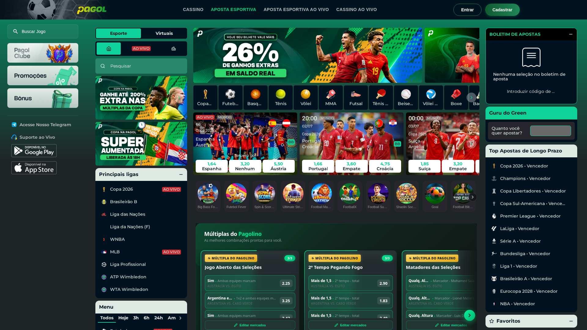 Apostas esportivas