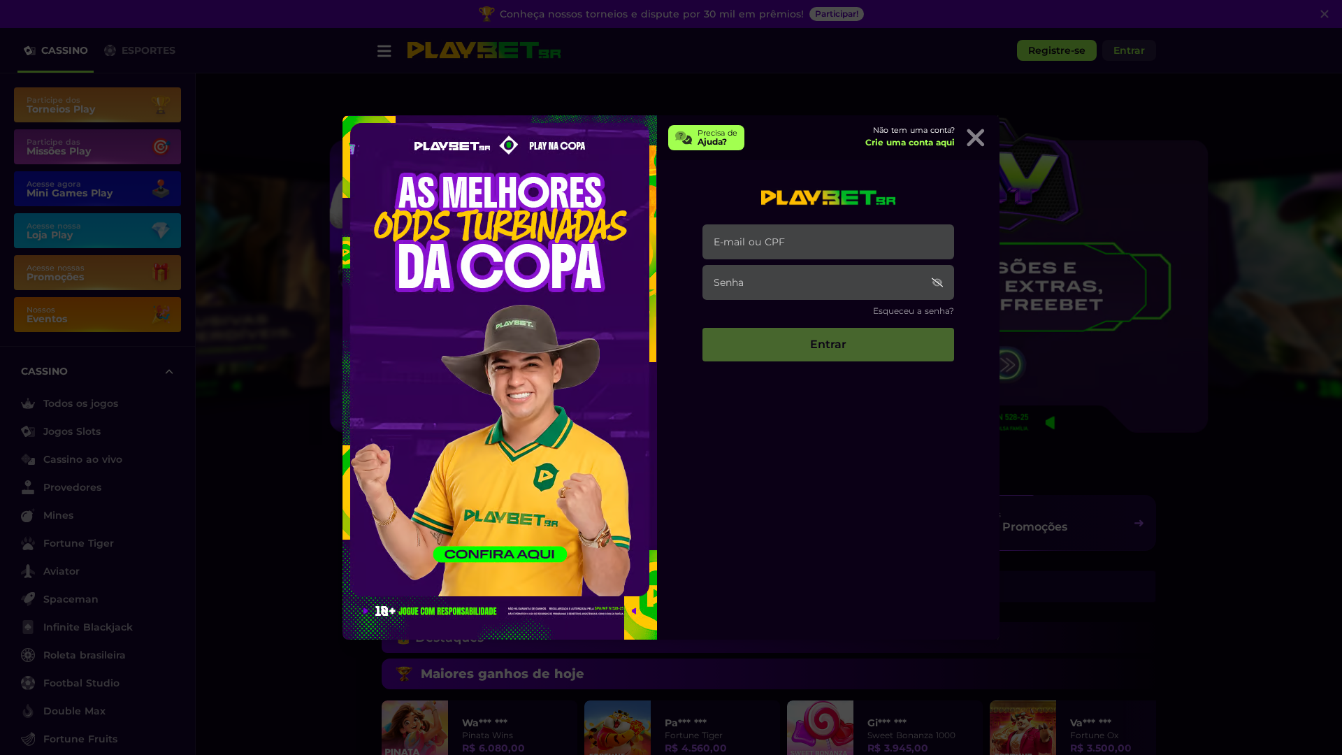 Página inicial
