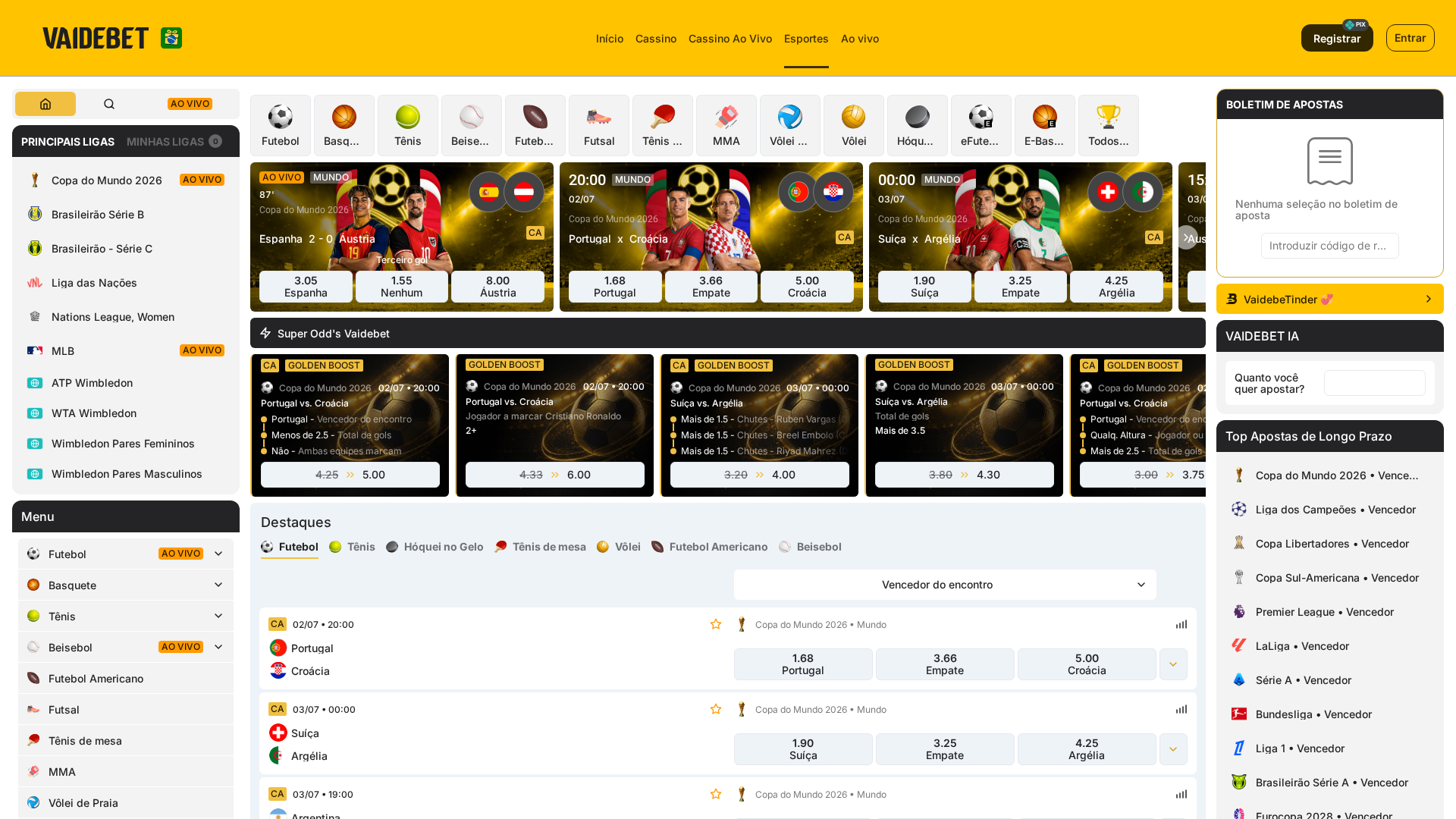 Apostas esportivas